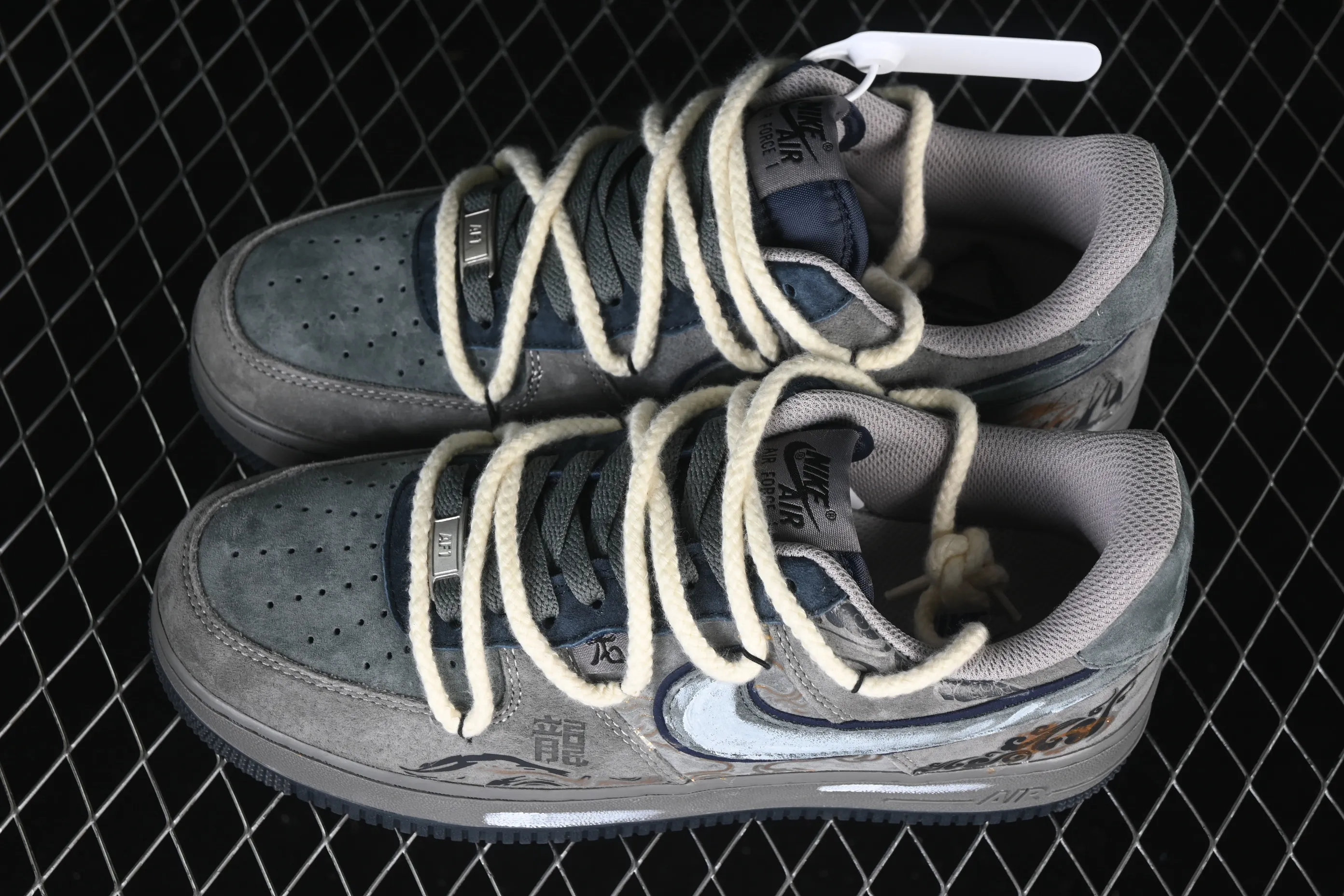 All categories Nk Air Force 1 Air Force series Nk Air Force 1 Low Air Force low-top Nike Air Force 1'07 Low "Dragon & Horse Spirit" Hand-painted graffiti Year of the Horse Chinese style limited edition Air Force 1 low-top casual sneakers CD1221-680